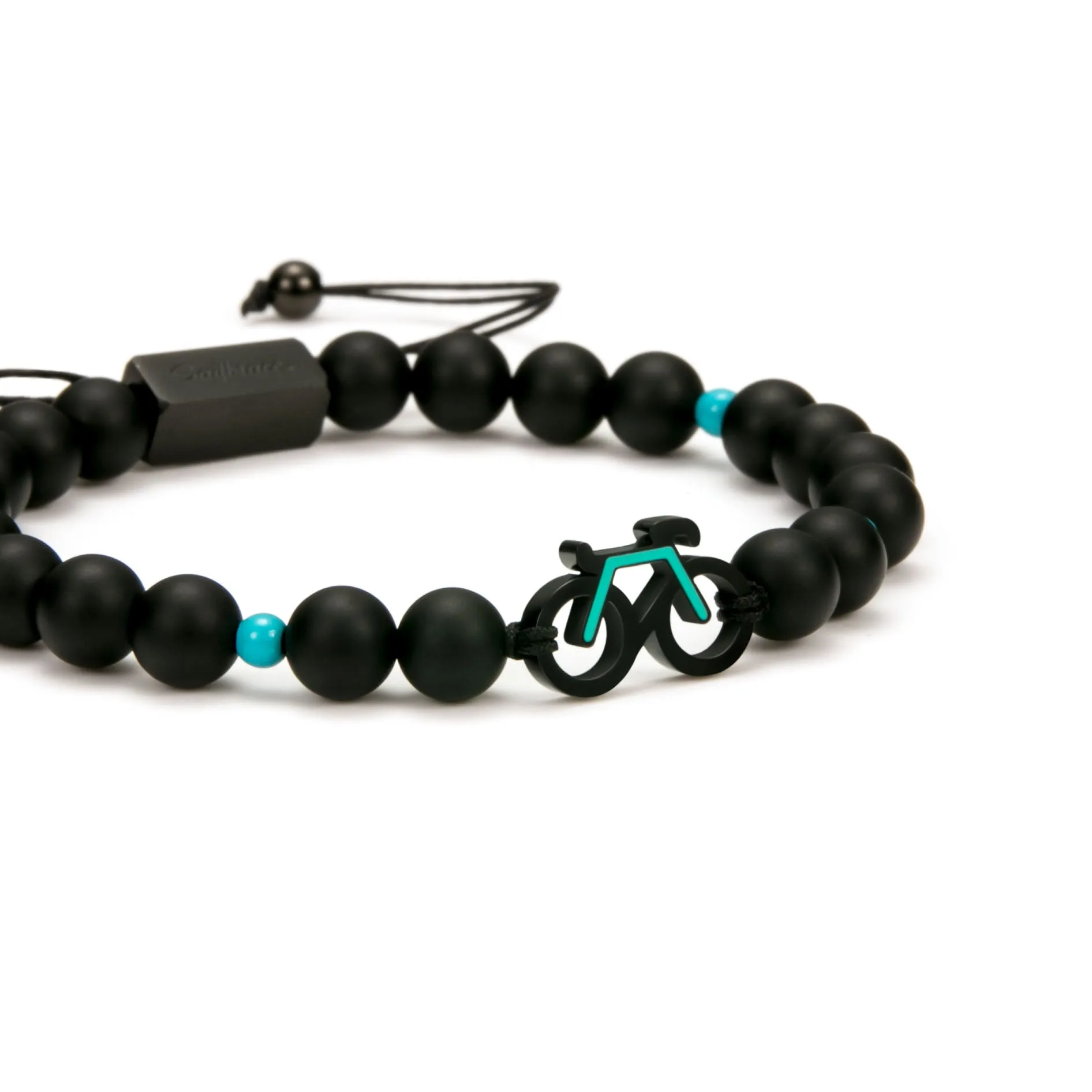 Mint Bike Beaded Bracelet