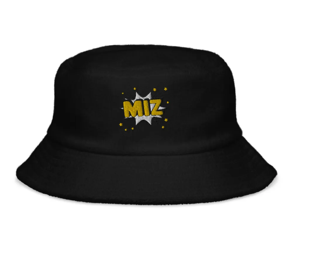 Miz Burst Terrycloth Bucket Hat