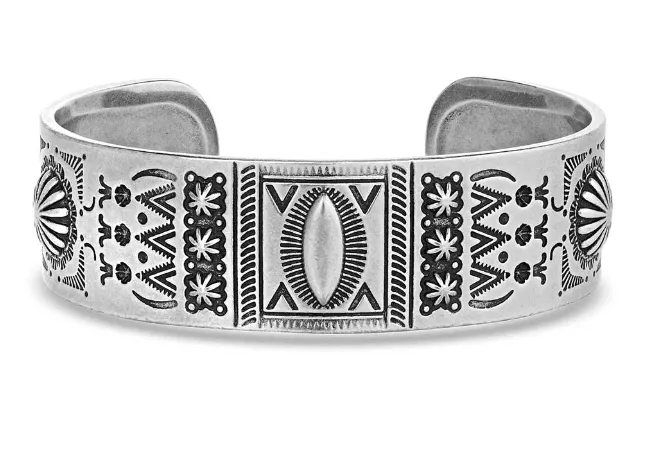 Montana Silversmiths Southwestern Symbols Cuff Bracelet BC5630