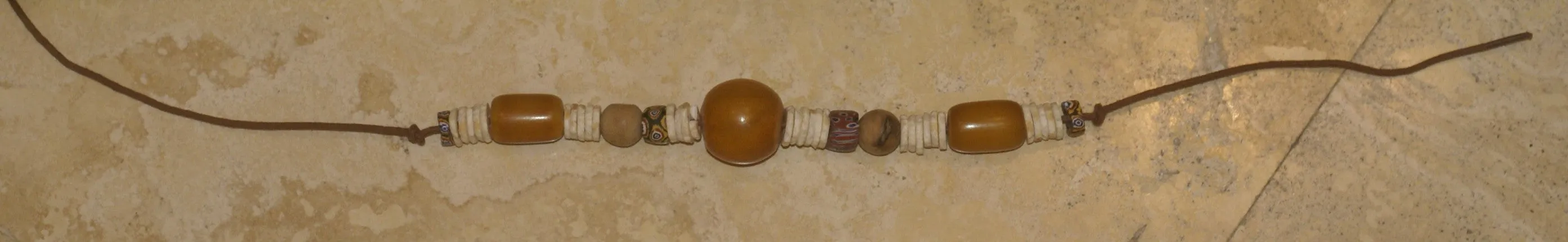 MOROCCO TRIBAL BERBER TOUAREG DOWRY WEDDING ETHNIC BEADS NECKLACE , BRIDE PRICE, WITH AMBER BEADS , WOOD BALLS, CONUS SHELL RINGS, AND COLORFUL GLASS BEADS NECK25   LONG OTHER COCONUT SHELL NECKLACE