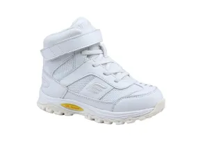 Mt. Emey 3305-3H White - Children Straight Last Athletic Boots with Elastic Laces