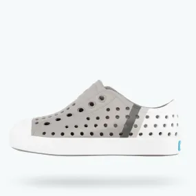 Native Shoes Pigeon Grey/Shell White Block Child/Youth Jefferson Shoe