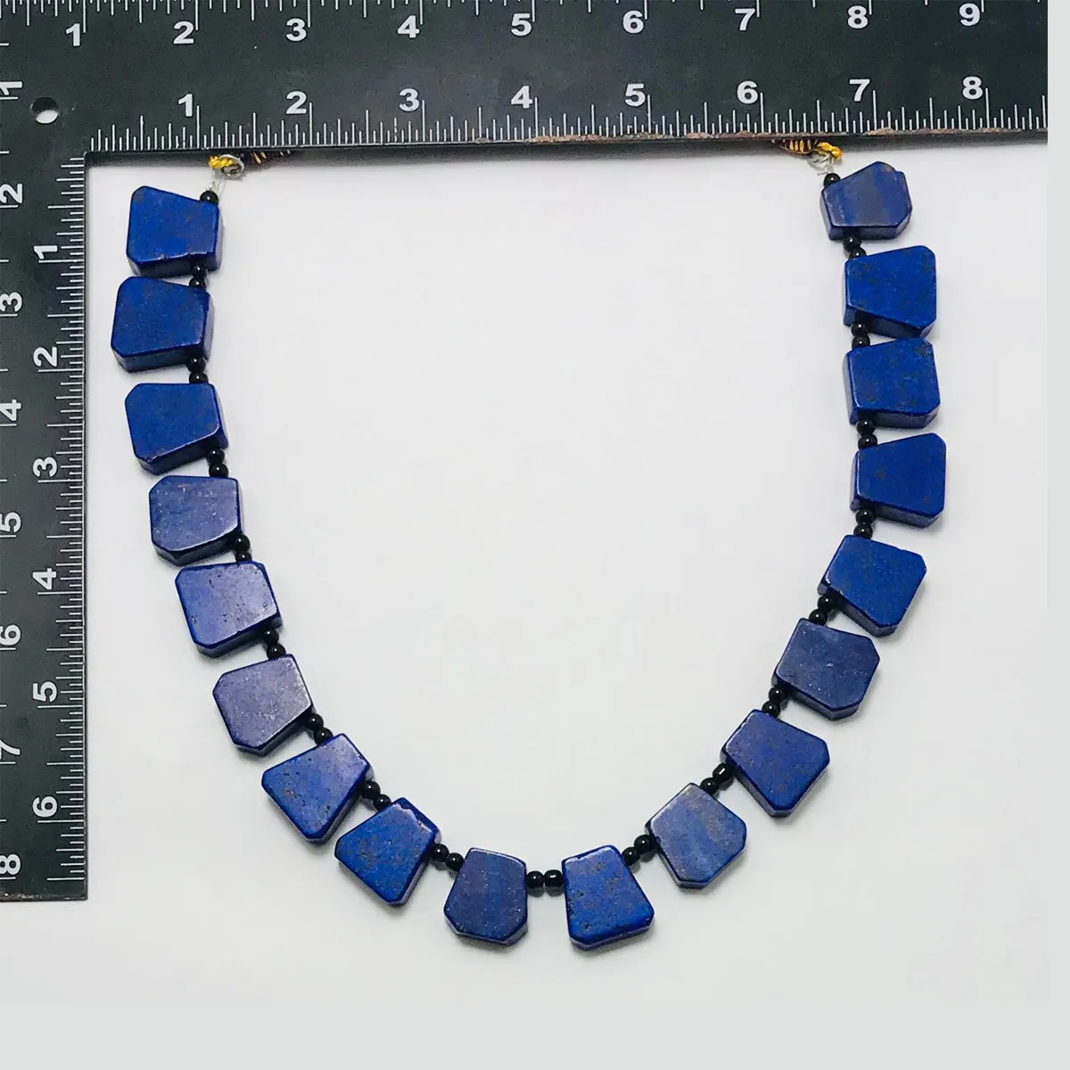 Natural Blue Lapis Lazuli Gemstone Necklace