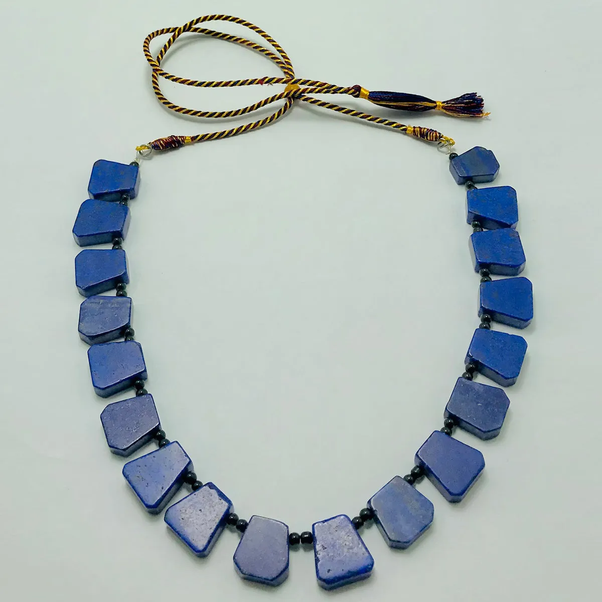 Natural Blue Lapis Lazuli Gemstone Necklace