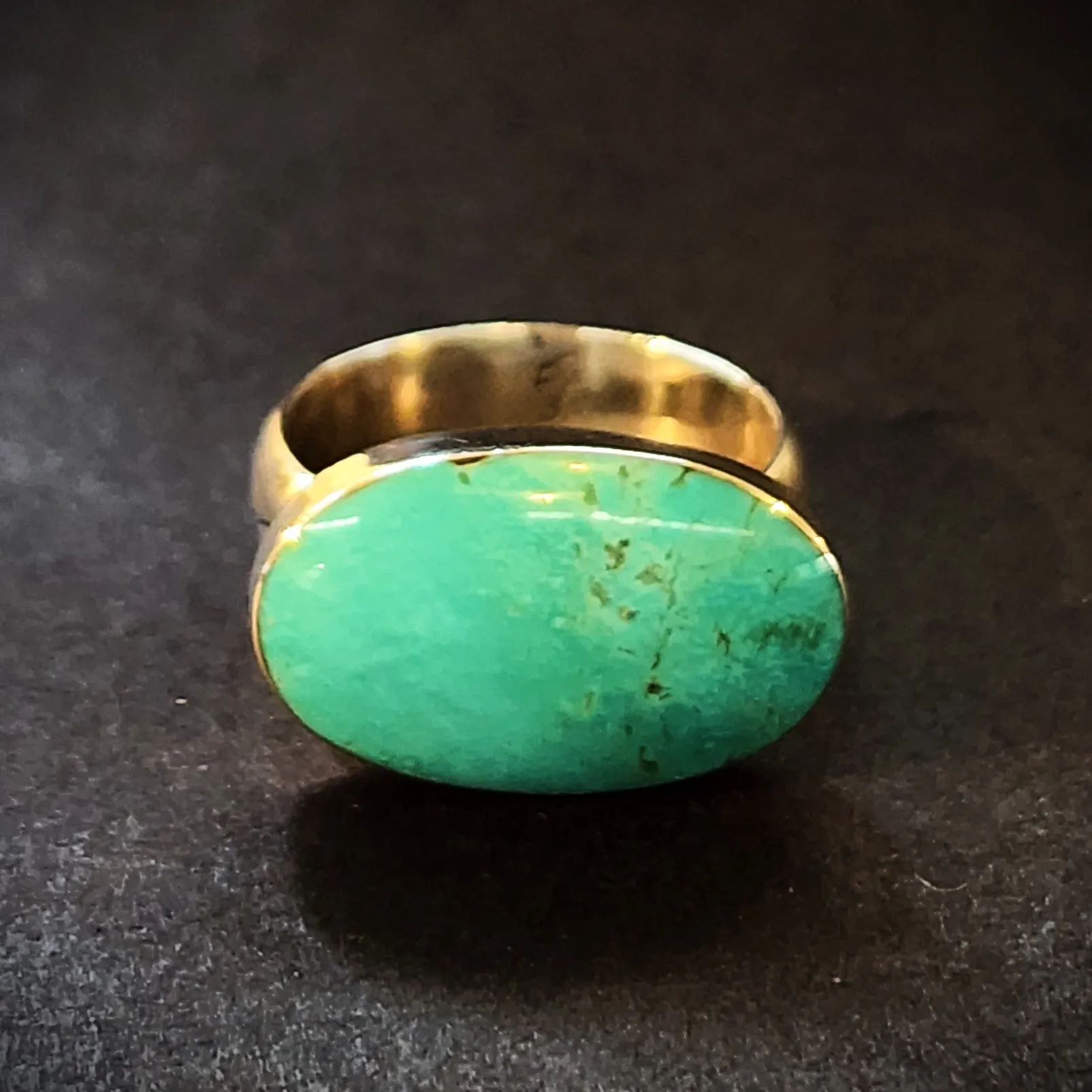 Navajo Turquoise Ring - Size 12