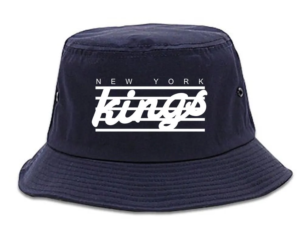 New York Kings Stripes Bucket Hat