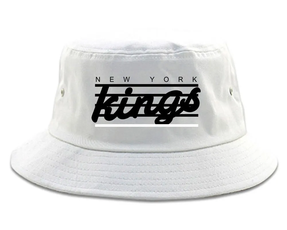 New York Kings Stripes Bucket Hat