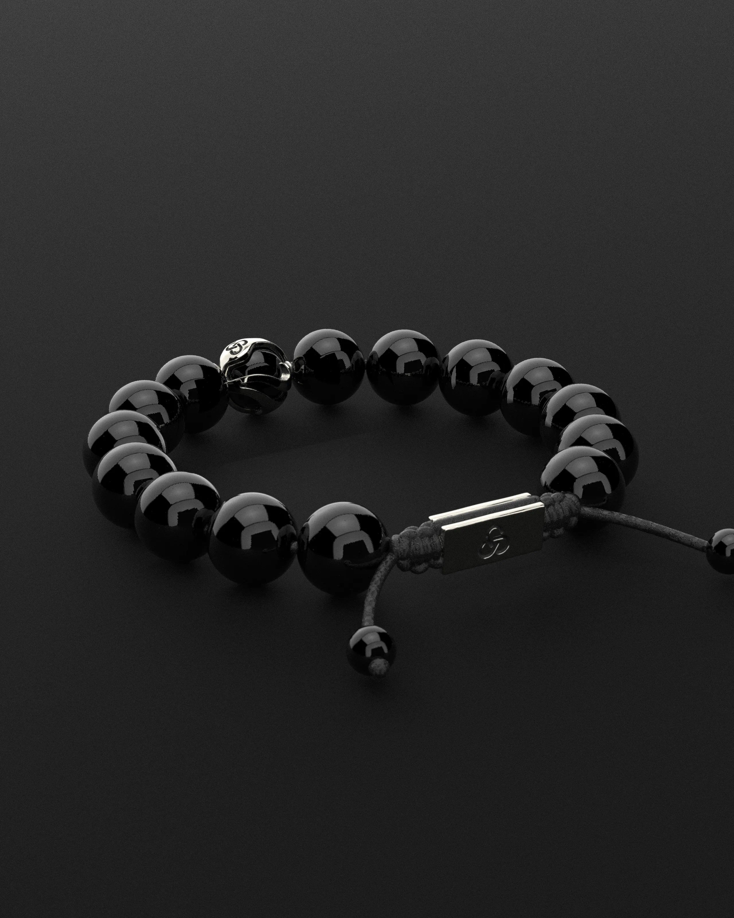 ONYX BRACELET 12MM | WAVES by Seekers Men's Jewelry