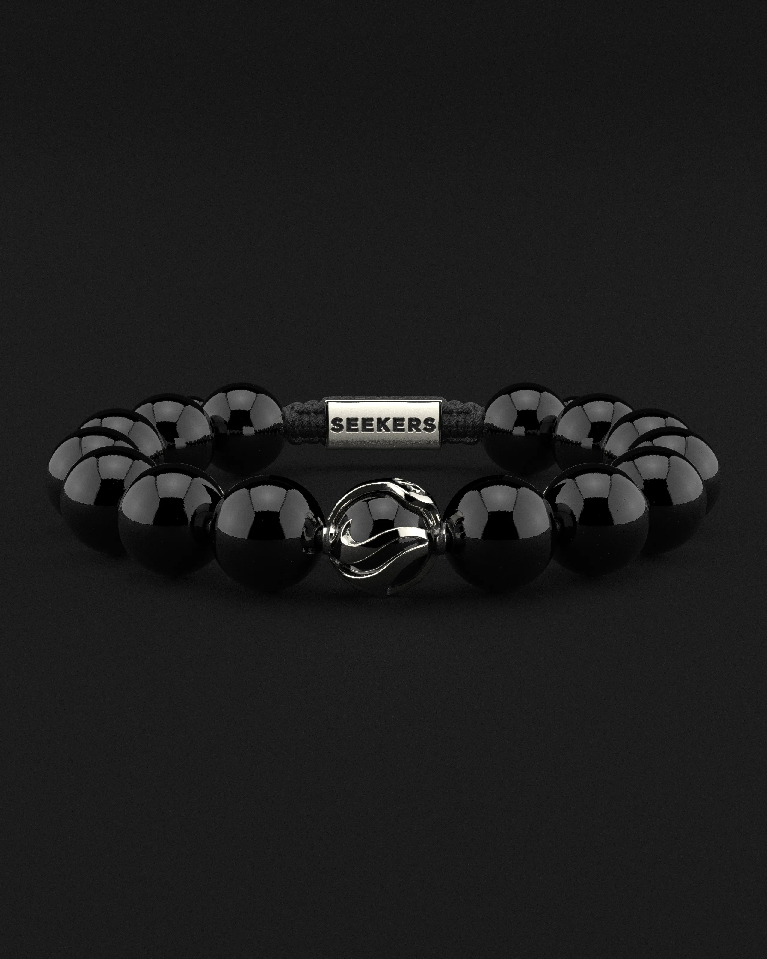 ONYX BRACELET 12MM | WAVES by Seekers Men's Jewelry