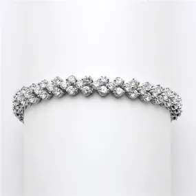 Petite Cubic Zirconia Wedding or Prom Tennis Bracelet