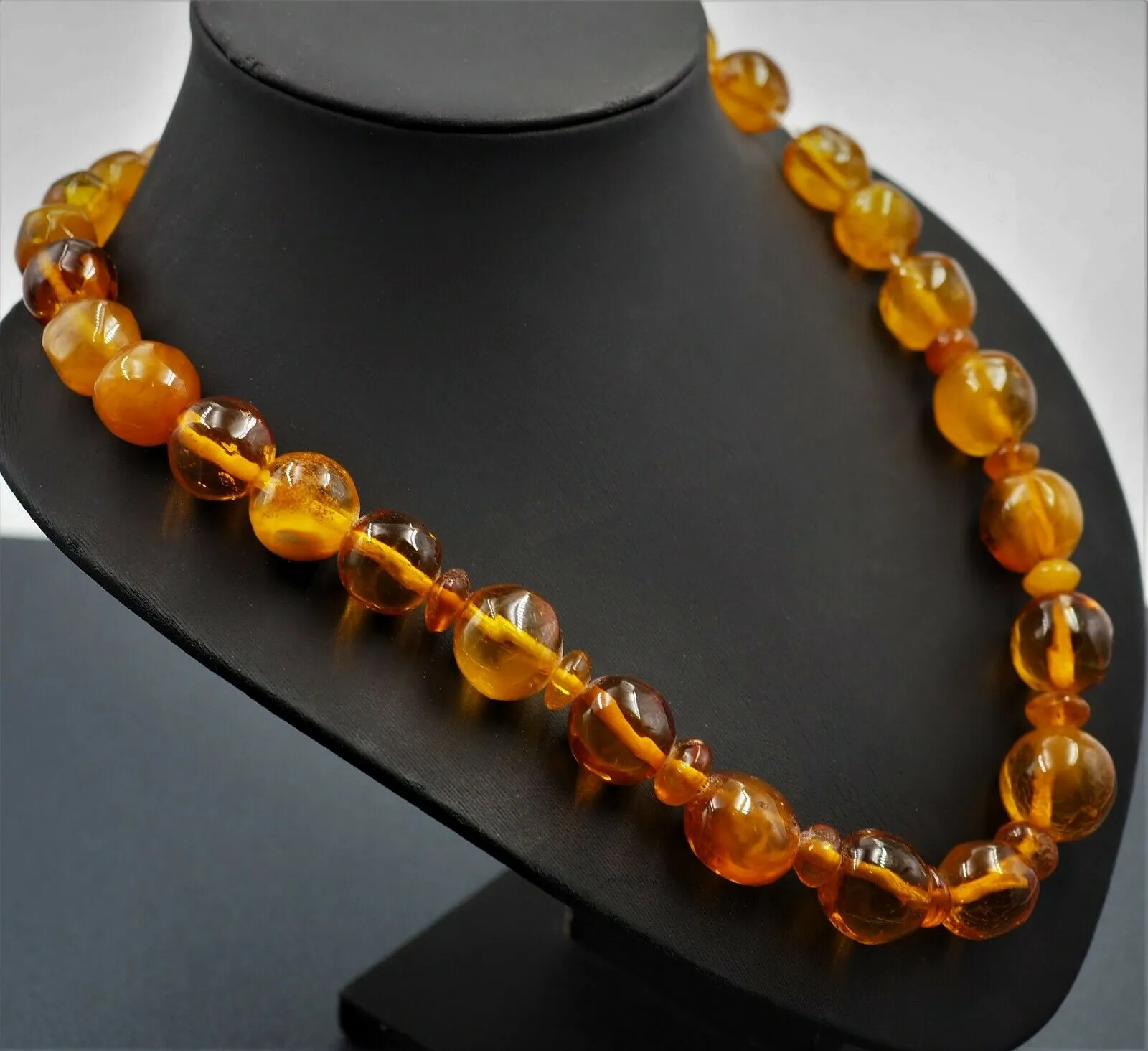 Polished Amber Necklace