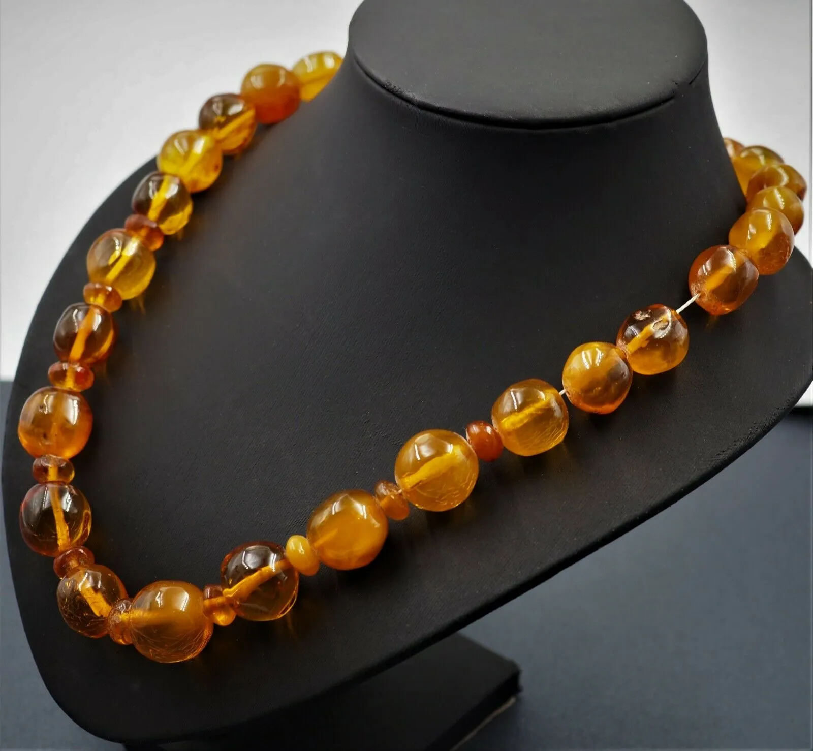 Polished Amber Necklace