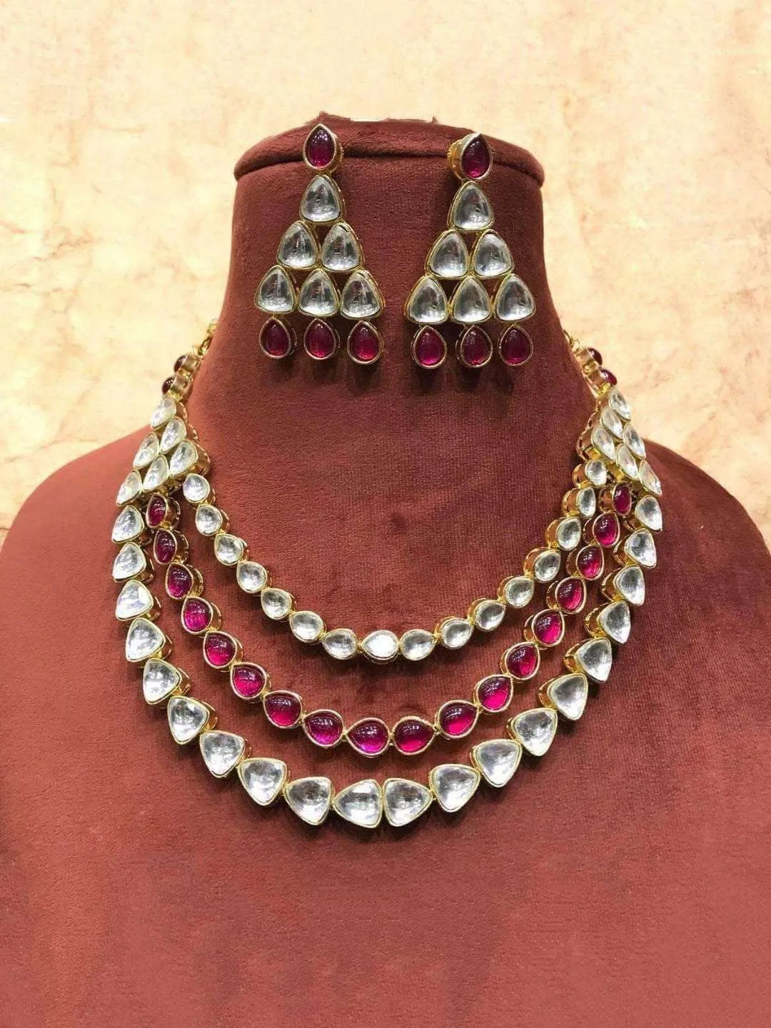 Polki Layered Necklace