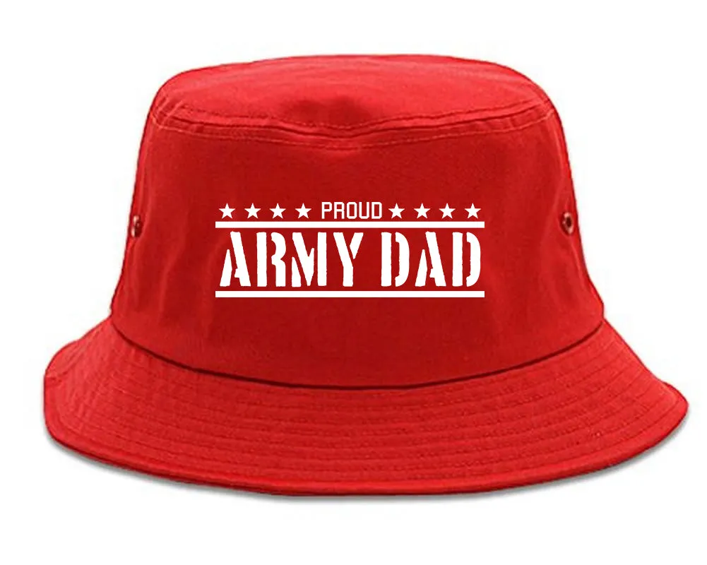 Proud Army Dad Military Mens Bucket Hat