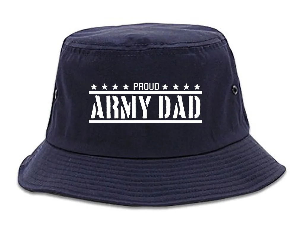 Proud Army Dad Military Mens Bucket Hat