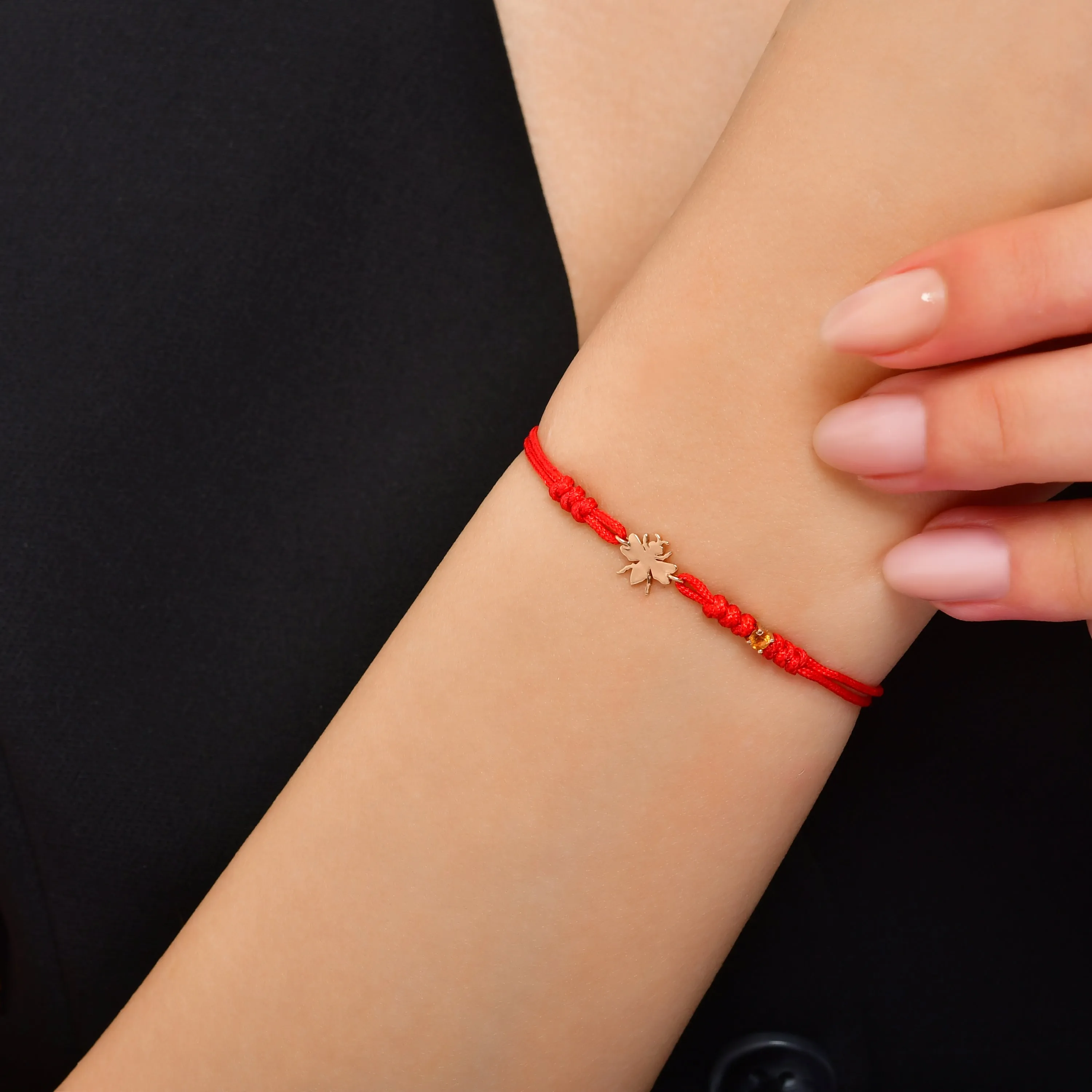 QUEEN BEE CITRINE GOLD BRACELET