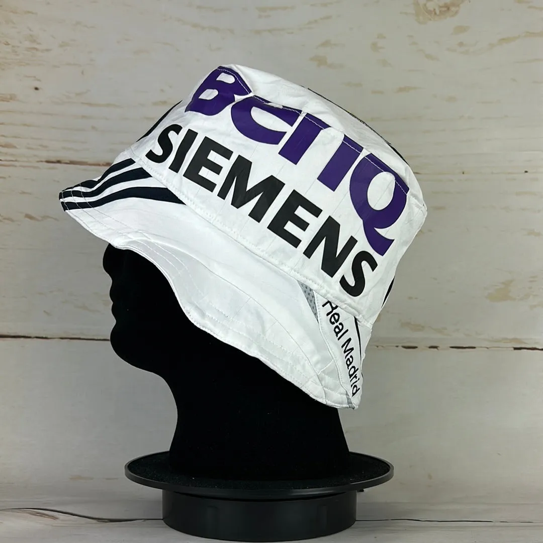 Real Madrid 2006-2007 Upcycled Home Shirt Bucket Hat