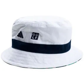 Reversible Golf Bucket Plaid White - AW23