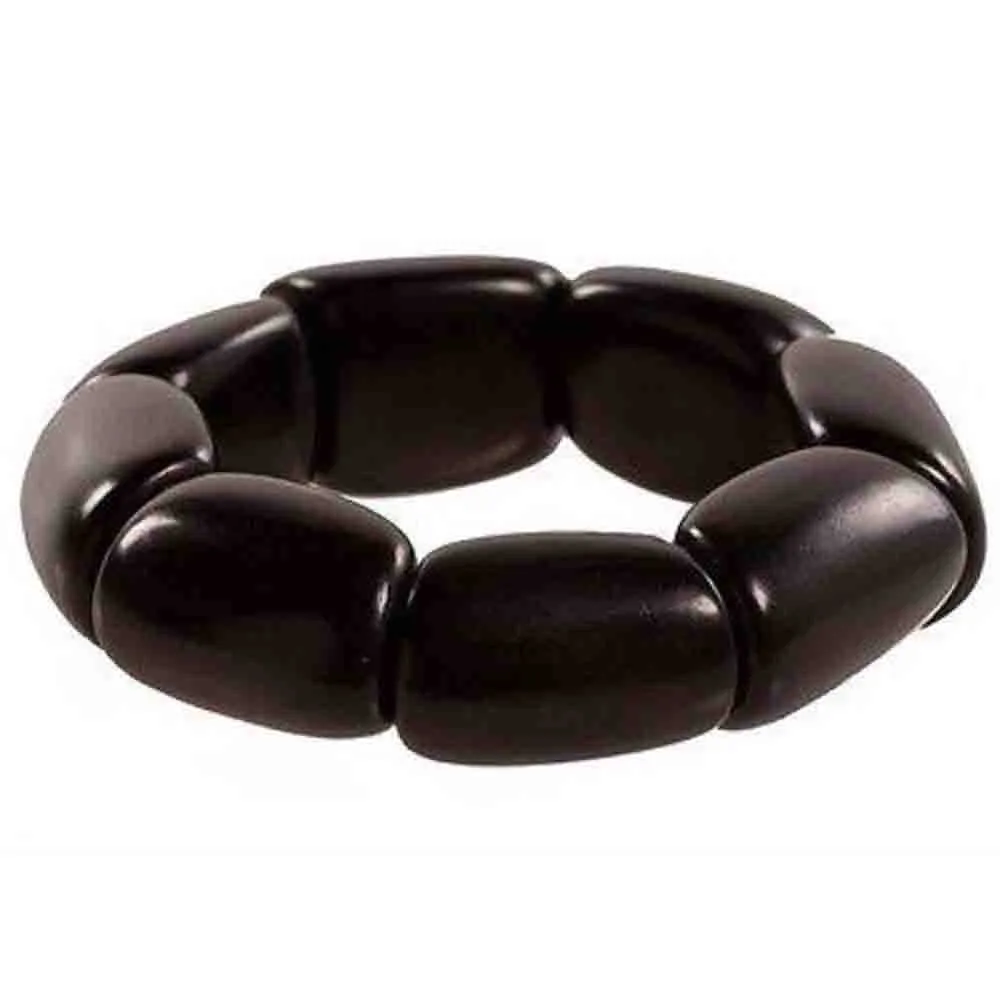 Riverbed Tagua Nut Bracelet in Onyx Faire Collection