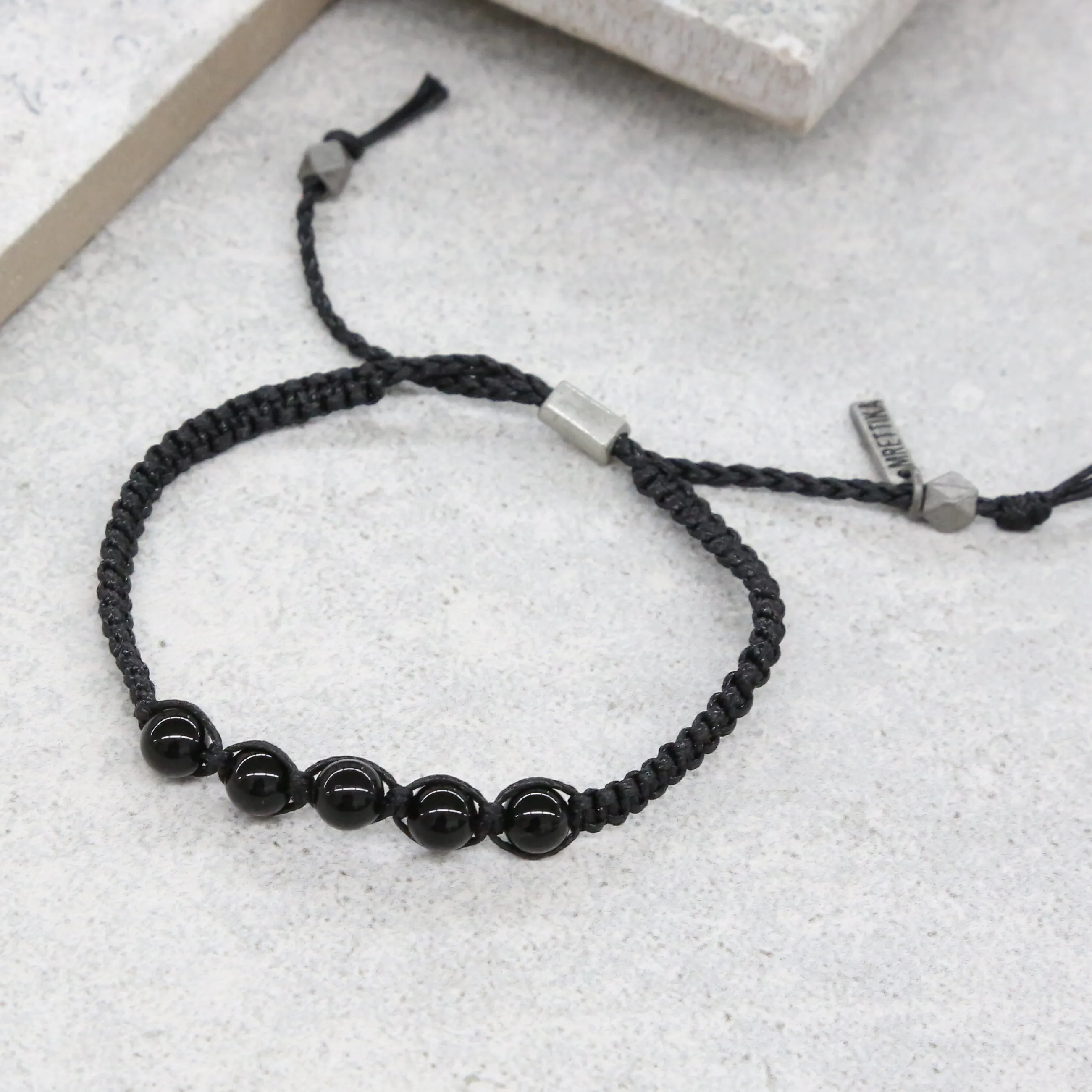 Roaming Roads Bracelet in Onyx and Black