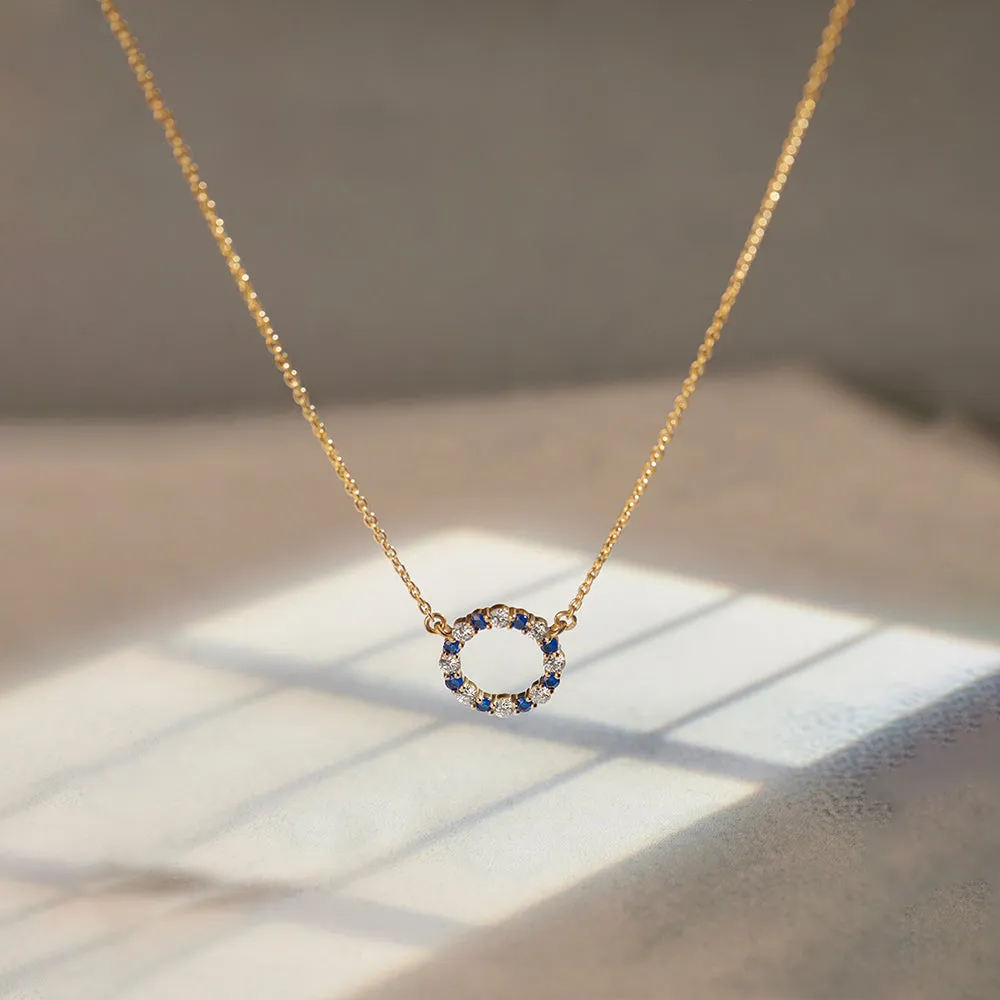 Round Diamond Necklace