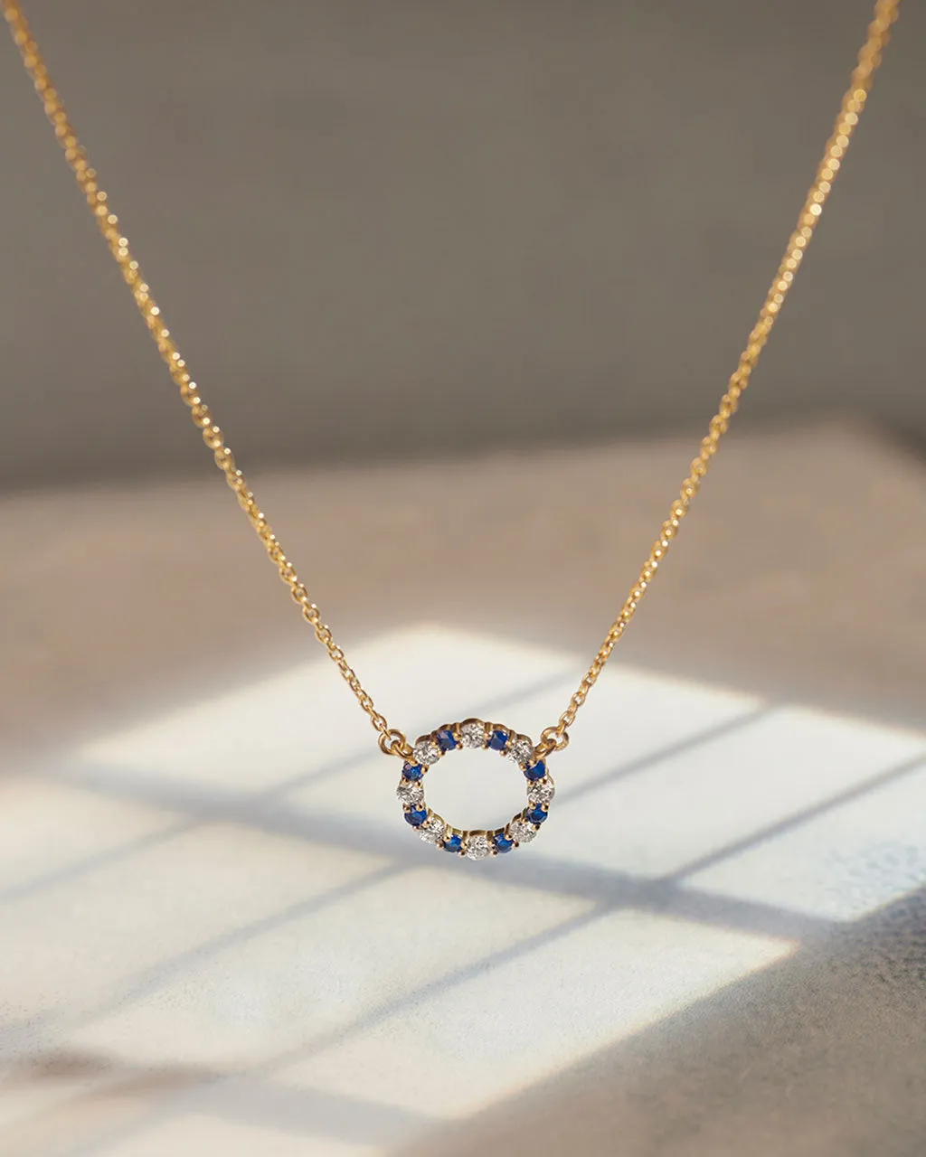 Round Diamond Necklace