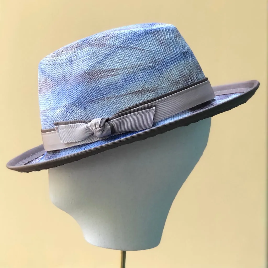 Santa Fe Fedora in Tie Dye Panama