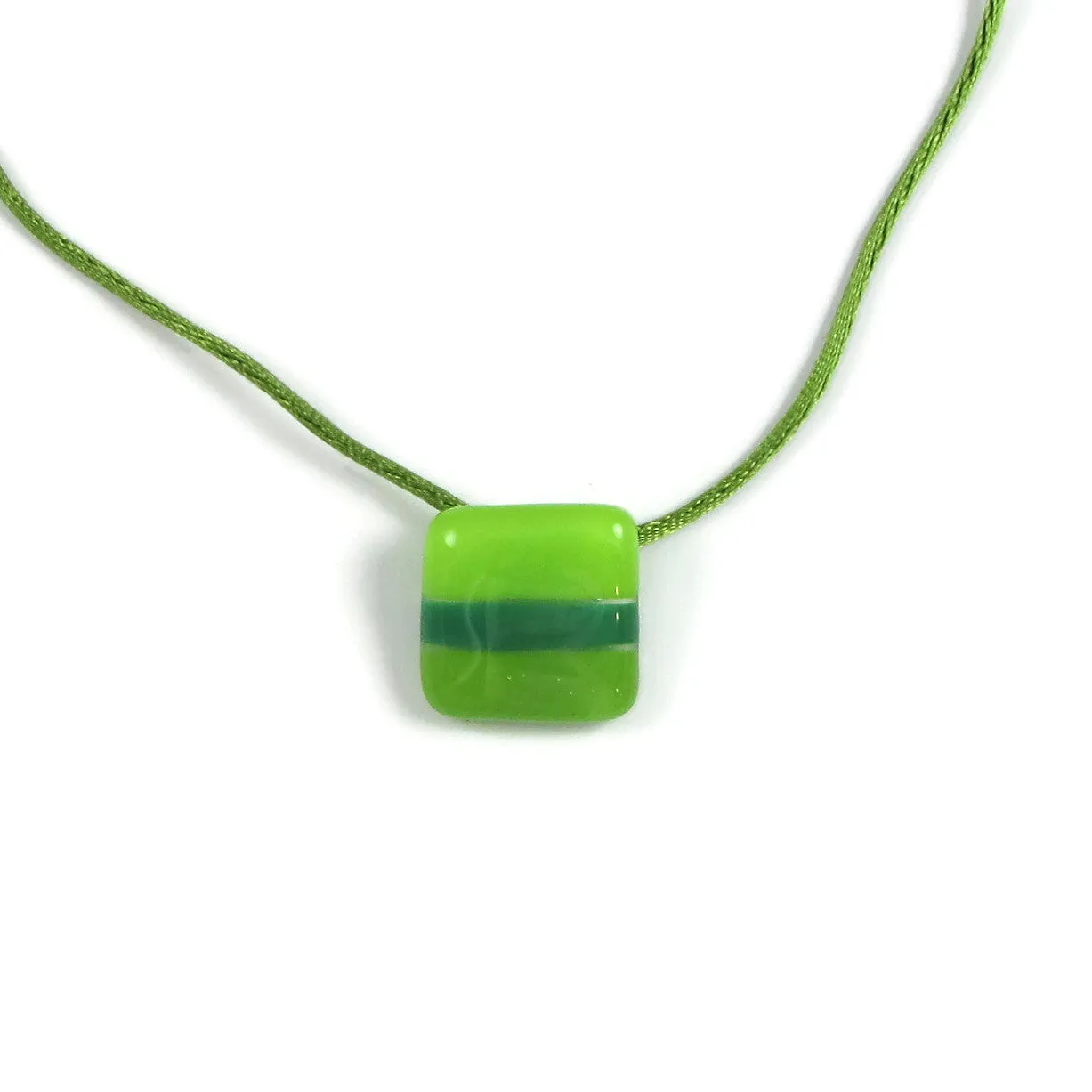 Shades Mini Glass Pendant - Lime