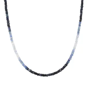 Shades of Love 14kt Gold Sapphire Necklace