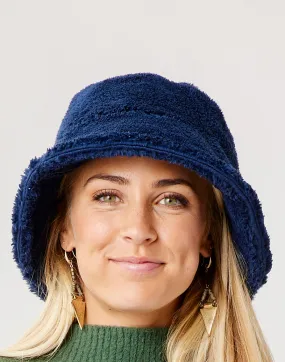 Sherpa Bucket Hat: Navy