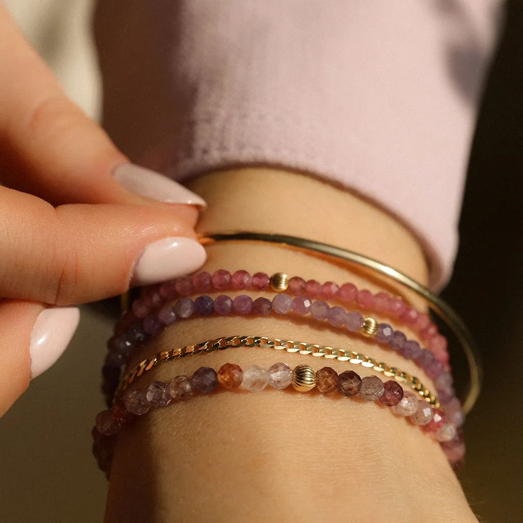 Social Mini Bracelet | Pink Tourmaline