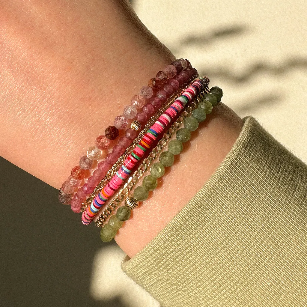 Social Mini Bracelet | Pink Tourmaline