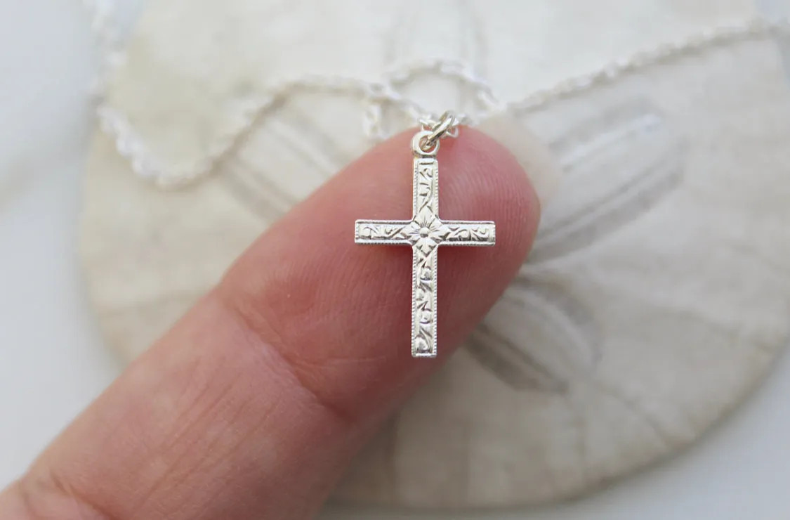 Spanish Cross necklace in Sterling Silver