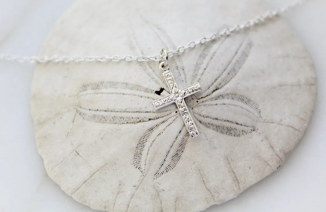 Spanish Cross necklace in Sterling Silver