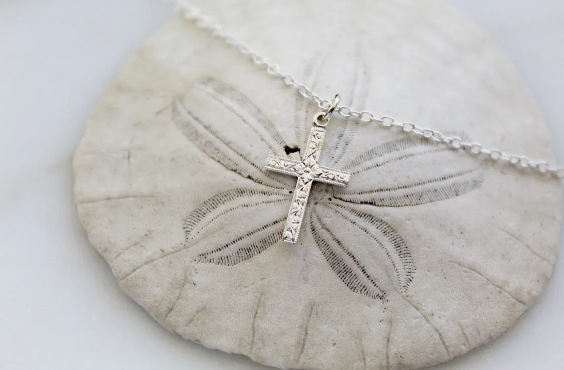 Spanish Cross necklace in Sterling Silver