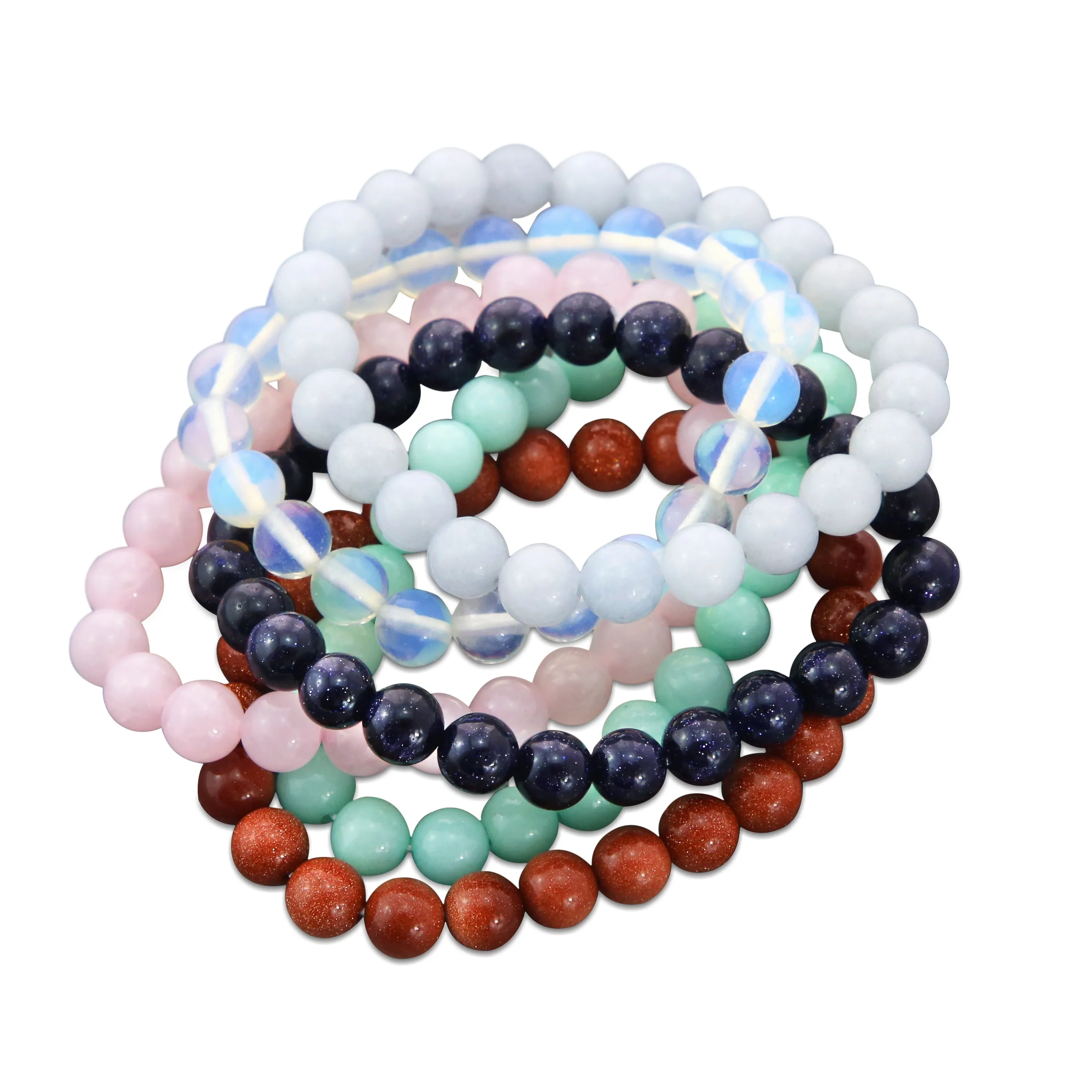 Stacker Bracelets - 8mm Beads