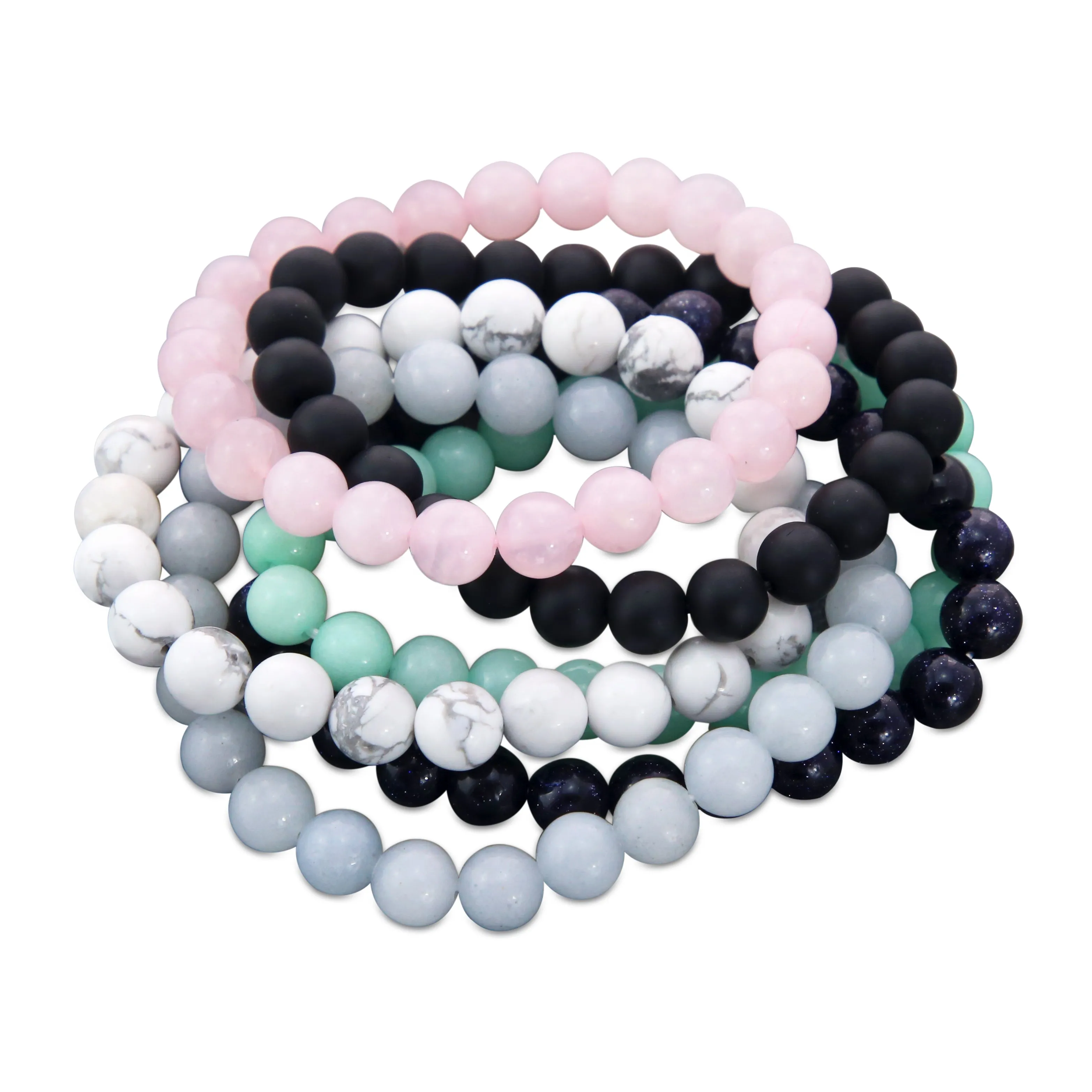 Stacker Bracelets - 8mm Beads