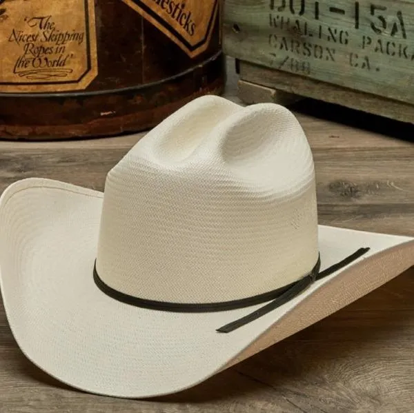 Stampede Western Shantung 200X  Hat - The Arbitrator in White