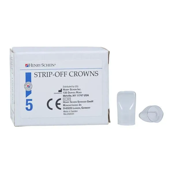 Strip Off Crown Form Size 112 Rep Crns Upper Right Central Anterior 5/Bx