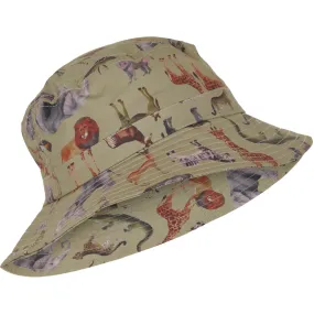 Sun Bucket Hat (Printed) - Olive Gray