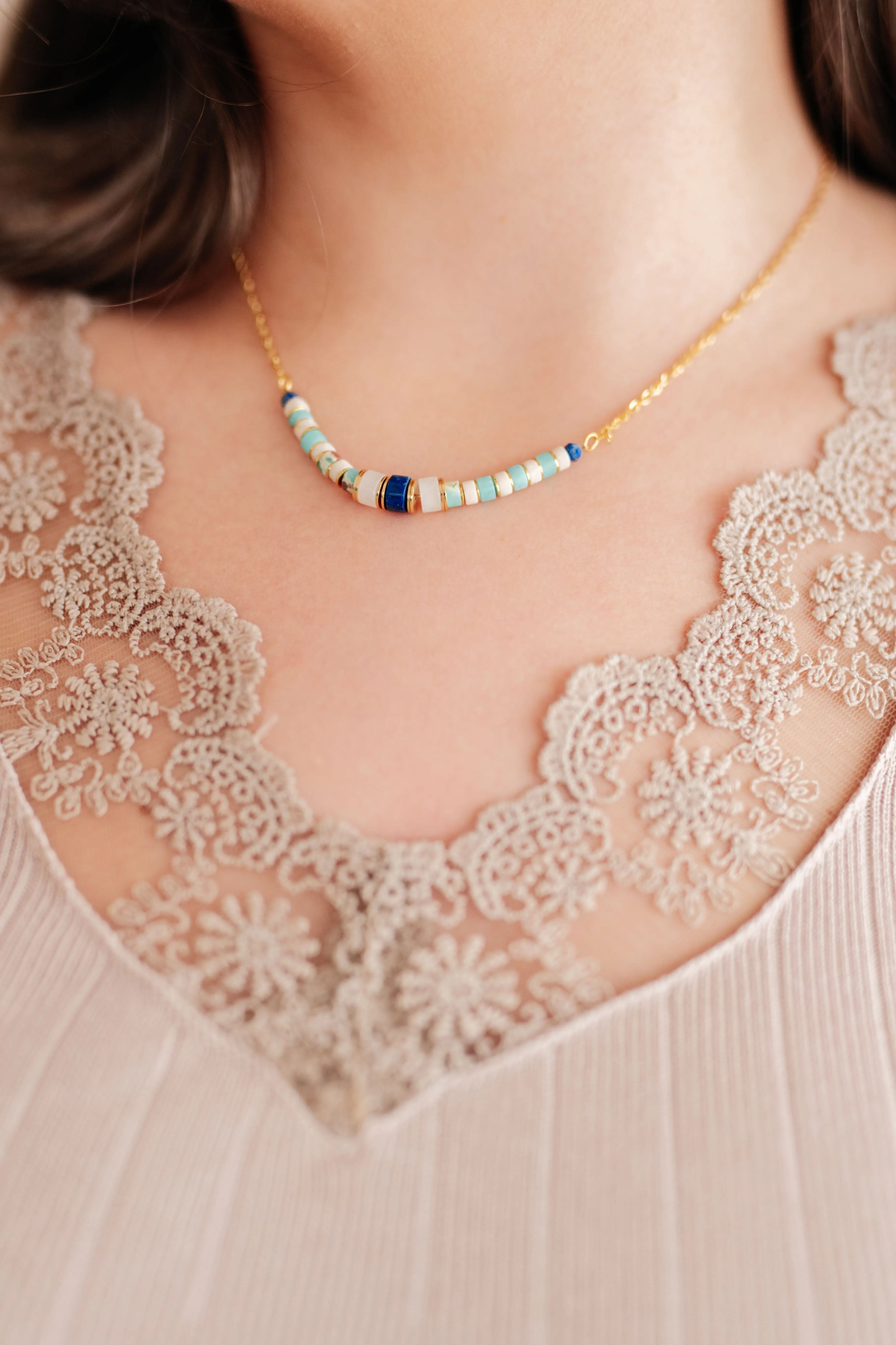 Sweet Stacks Beaded Necklace