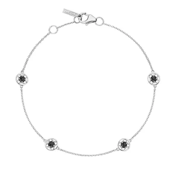 Tacori 4-Station Petite Black Onyx Gemstone Bracelet SB23019