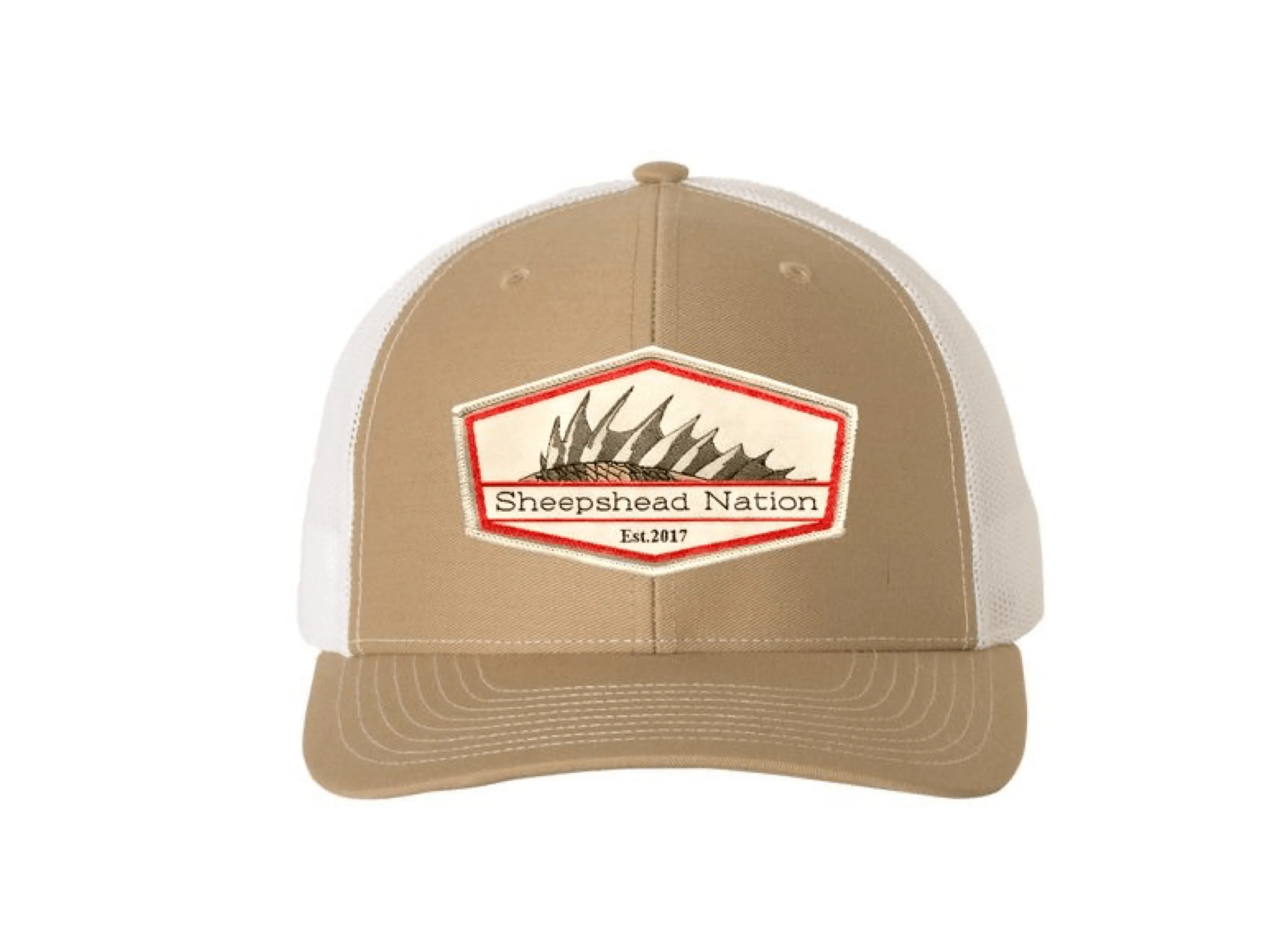 Tan / White Sheepshead Nation Hat