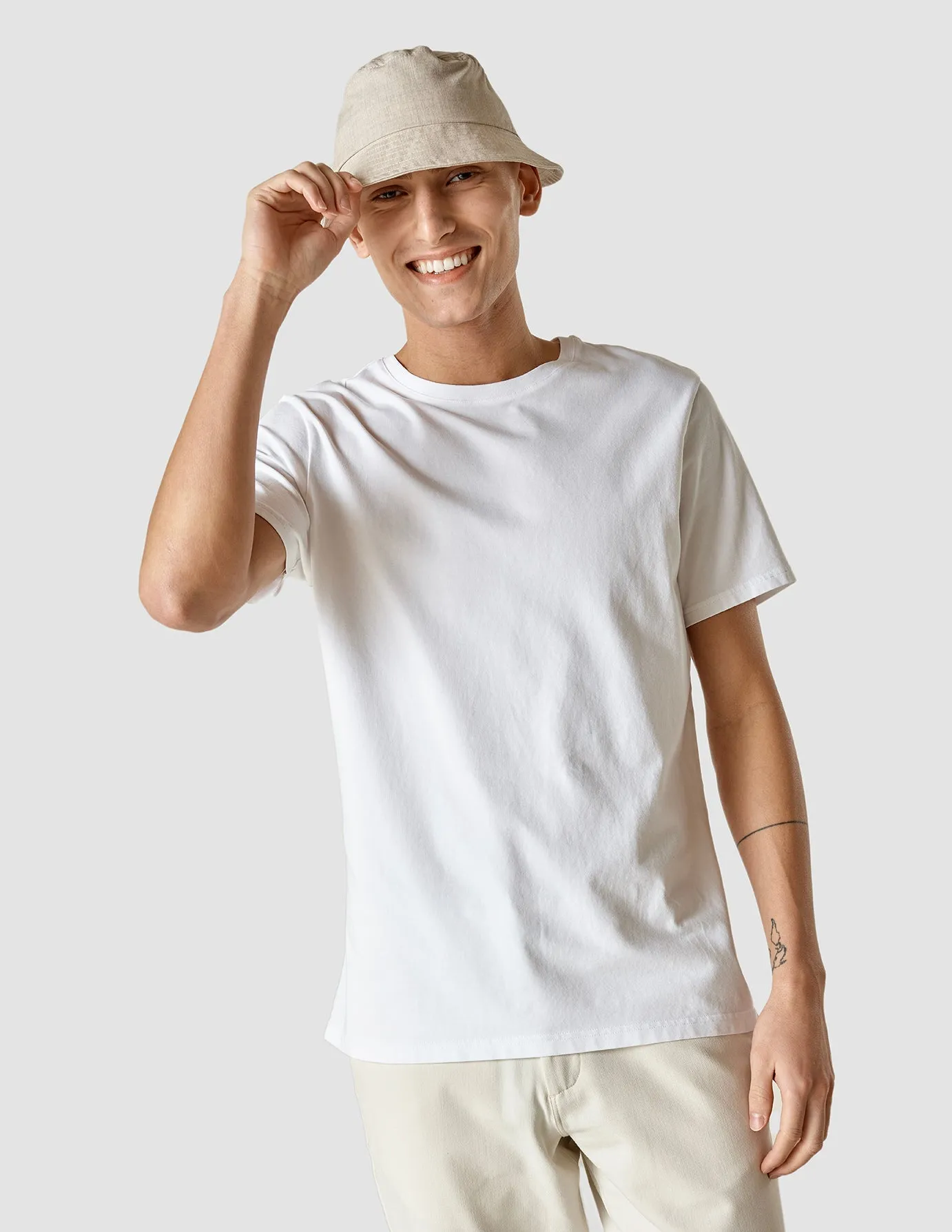 Tech Linen Bucket Hat Sandshell