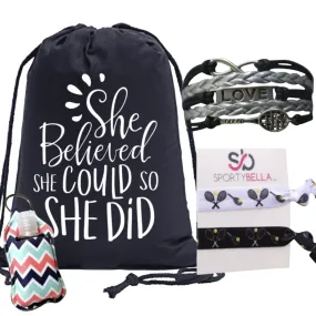 Tennis Gift Bundle - She Believed She Could So She Did