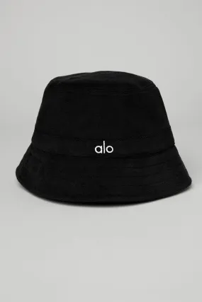 Terry Beachside Bucket Hat - Black