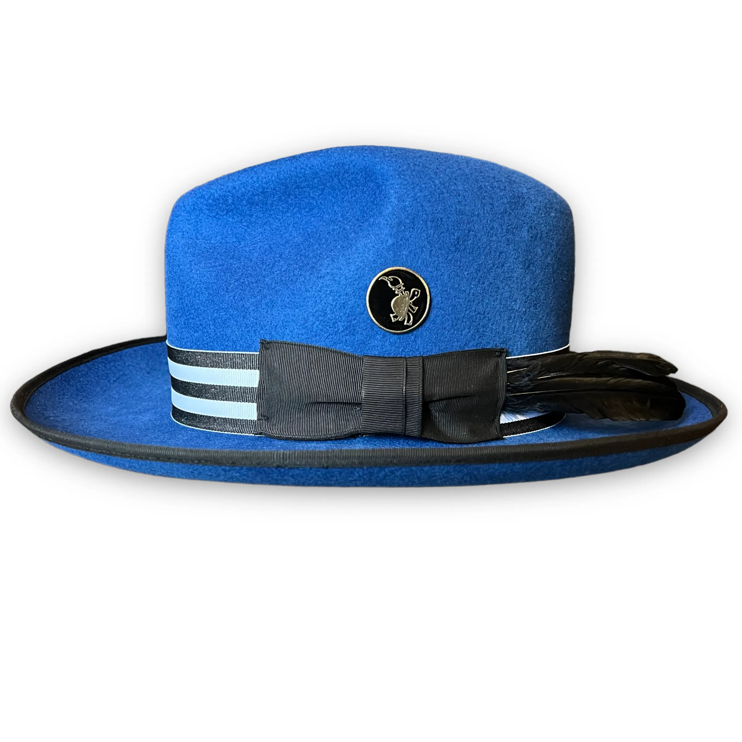 THE FLAMEKEEPERS HAT CLUB WICKET BLUE FEDORA