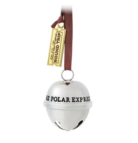 The Polar Express™ 20th Anniversary Santa's Sleigh Bell 2024 Metal Ornament