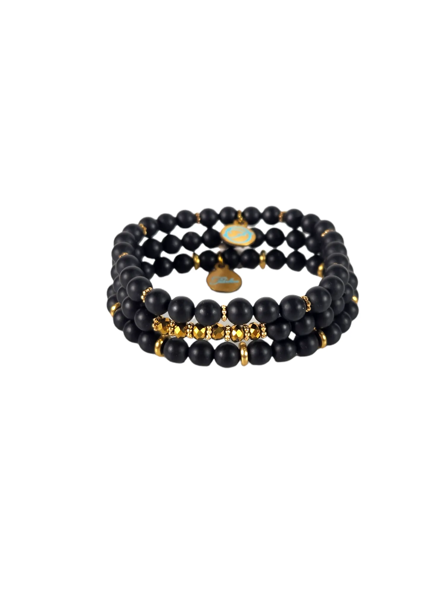 The Saoirse Onyx Bracelet Set