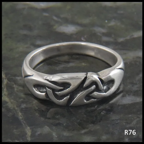 Trinity Knot Ring in Silver